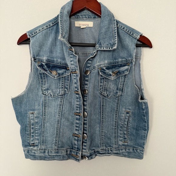 Forever 21 Denim Sky Blue Jeans size L - Picture 1 of 9